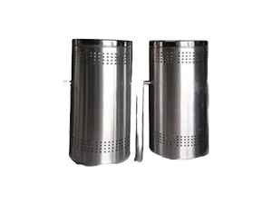 Steel Double Bin with Stand