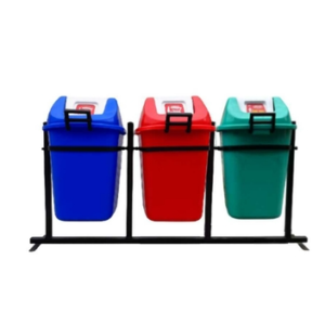 Three bin With pole